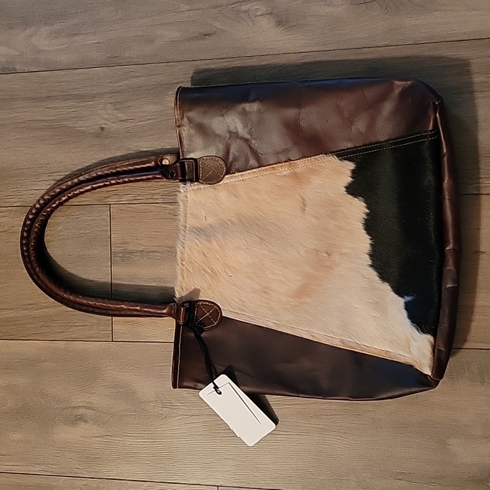 Hair-on Cowhide purse